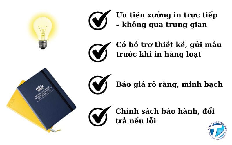 Kinh nghiệm lựa chọn nơi in sổ tay đẹp và giá rẻ